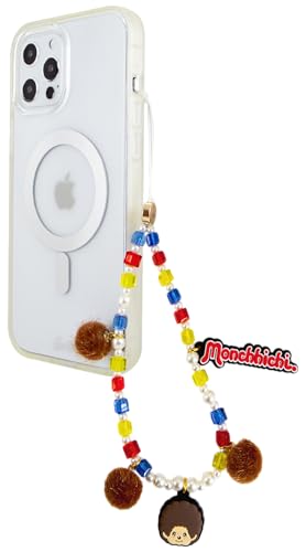Sonix ビーズ付き携帯電話チャーム | ビーズ付きリストレット、ユニバーサル電話ストラップ、取り外し可能な携帯電話ストラップ シリコンキャラクターチャーム付き