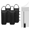112 LBS Canopy Weights Sand Bags for Canopy Outdoor Advertising Tent Sunshade Fixed Windproof Pop up Tent（No Sand） 4-Pack Package May Vary