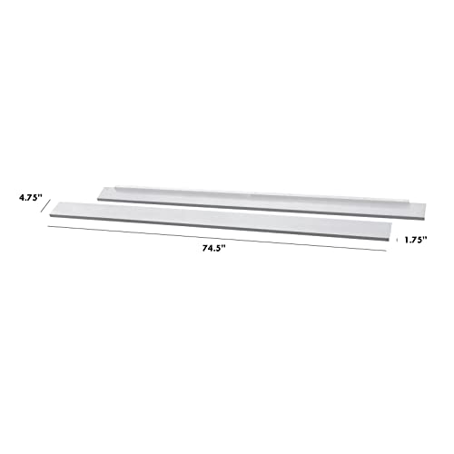 Image of DaVinci Hidden Hardware Twin /Full-Size Bed Conversion Kit (M5789) in White