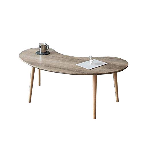Nordic Oval Sofa Side Table Wooden Living Room Coffee Table Bedroom St