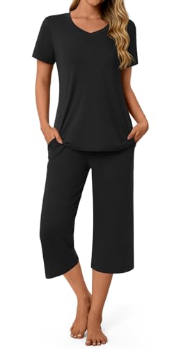 Ensembles de pyjama pour femmes l-5xl finis les vêtements serrés grâce aux amples poches nuit