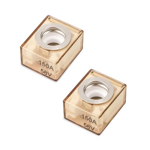 2pcs 150A Battery Terminal Fuse, 58V Waterproof Rated Marine Fuse