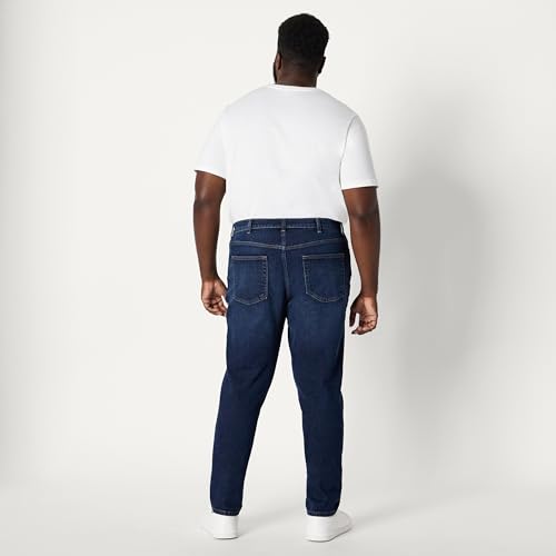 Amazon Essentials Men s Low Stretch Slim Fit Jean Tapered Leg Vintage Inspired Midweight D - image 7