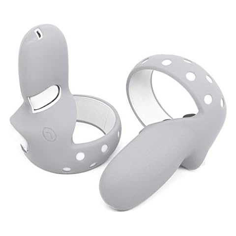 COTTILE Touch Controller handle cover Adjustable ankle strap Non-slip for Oculus Quest 2 VR headset and touch controller Cover