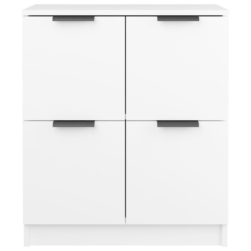 vidaXL Credenza Bianca 60x30x70 cm in Legno Multistrato