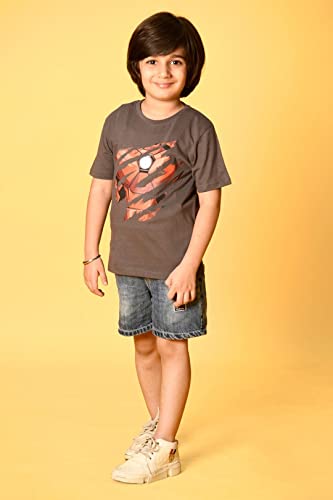 Image of Nap Chief Unisex Kid's Marvel Avengers T- Shirt for Kids | Regular Fit Cotton T Shirt for Boys & Girls Casual Wear