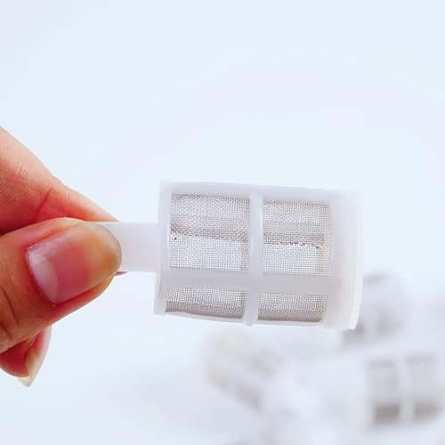 Image of Hose Connection Filter,Spray Internal Filter,Fish Tank Water Pump Suction Strainer,Removable,Tea Set,Fish Tank,Water Pump,Industrial Equipment(12 Packs) (Size:3 /8''inch (10MM))