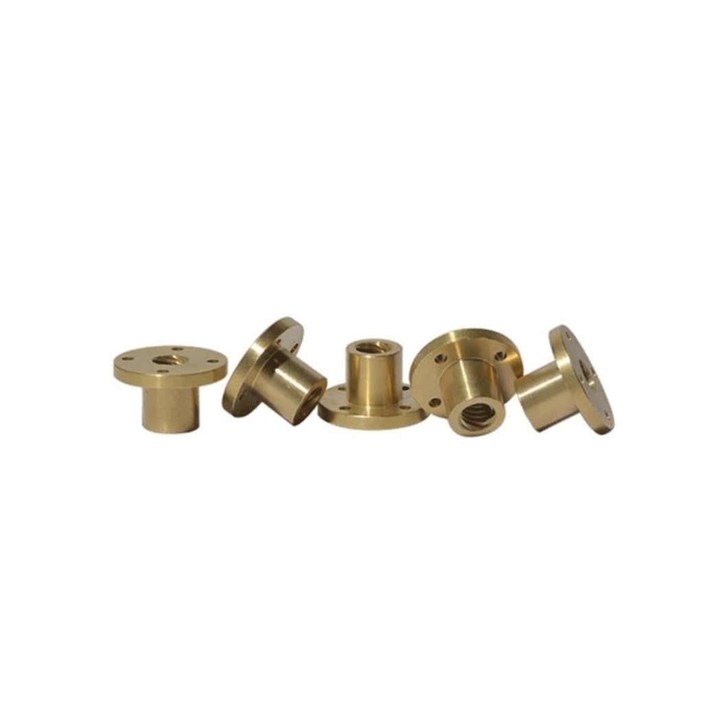 Tornillo T10, varilla roscada de acero inoxidable 304 con paso de 12 mm y tuerca de latón(900mm with Nut)