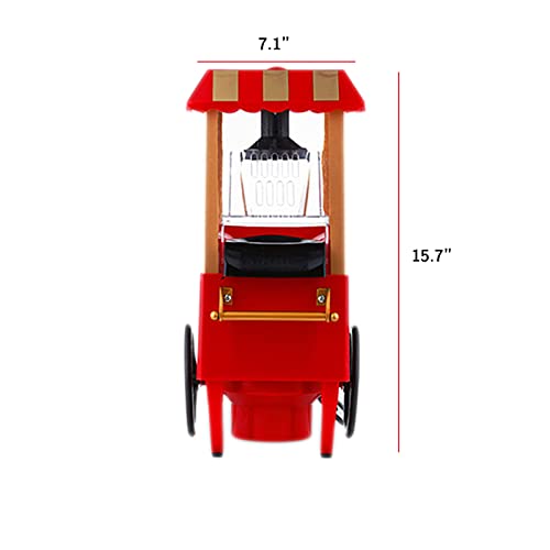 DUTUI Popcornmaschine Mini-Popcornmaschine Fön Zuhause Retro-Warenkorb Popcornmaschine Partyfilm Lecker Und Gesund – Bild 3
