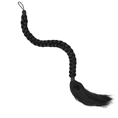GuruEmbellish Stylish Hair Parandi Hair Extenshion for Festives Braid Extension 24 Inches (Black)