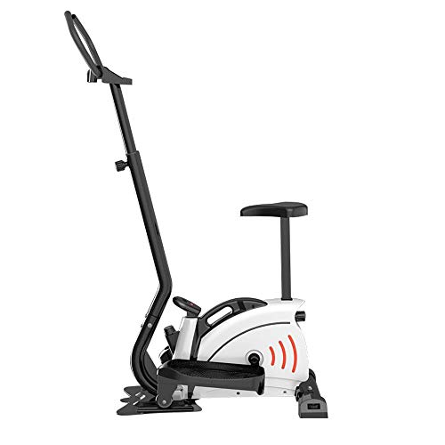 Image of Stepper Elliptical Machine for Home Use Portable Elliptical Trainer for Home Gym Aerobic Exercise Cardio with LCD Monitor Adjustable Magnetic Resistance and Free Mat