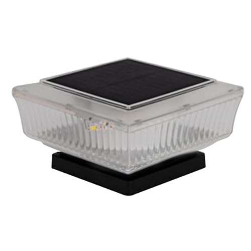 Luces solares para postes de jardín con lámpara LED impermeable para valla exterior y patio