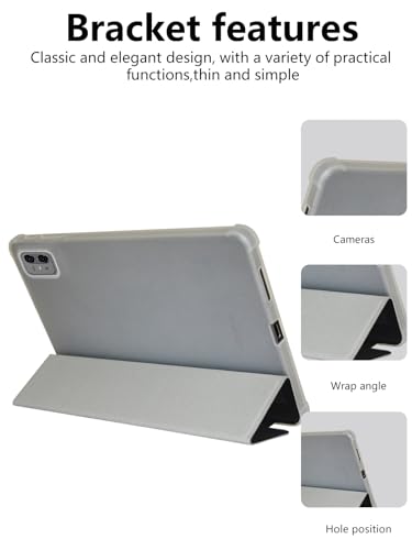 Coque TECLAST Artpad Pro 12,7 en polyuréthane noir fin haute protection