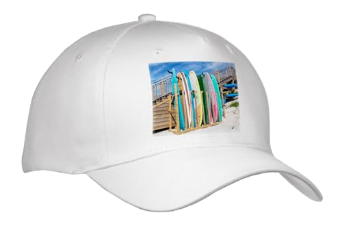 Youth Baseball Cap - Surfboards on Alys Beach, Seacrest, Florida, USA Beaches