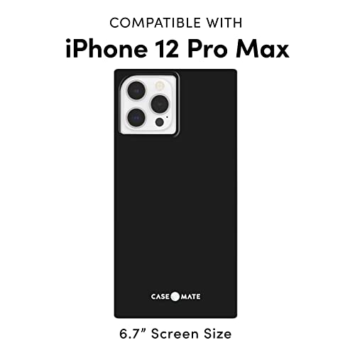 Coque rectangulaire iPhone 12 Pro Max Case-Mate BLOX antichoc fine noire