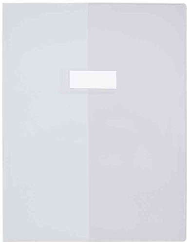 Lot de 25 Protège-cahier en PVC opaque grain PICTO 18/100è format 24x32 incolore MODLING