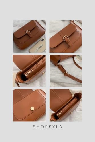 Image of HaveGlam Women's PU Leather Crossbody Sling Bag Stylish Shoulder Handbag