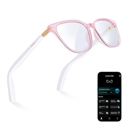 Image of AI Smart Glasses for Men & Women - Powered by ChatGPT, Real-Time Translation, Bluetooth Glasses with Photochromic Lens, Music & Hands-Free Calling, UV & Blue Light Protection, Thin Temples