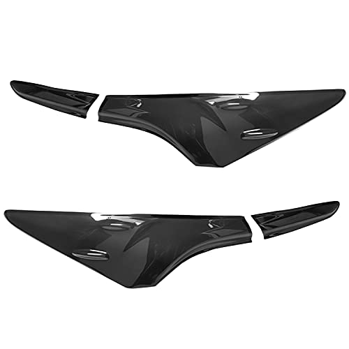 High Flying For Toyota Camry 2018-2023 Car Accessories Rear Tail Light Cover Lens Trim Transparent Black Abs 4Pcs #TOP26