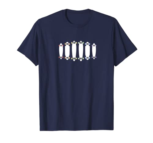 Longboard Rainbow Camiseta