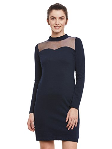 Image of Miss Chase Womens Navy Blue Bodycon Dresses