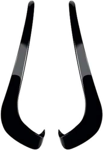 LHyfA Spoiler Parachoques para VW Passat B7 2011 2012 2013 2014 2015,Coche Divisor Parachoques Delantero Alerón Cubierta Cuchillo Embellecedor,B-Glossy Black