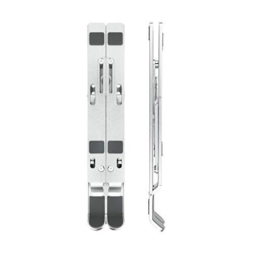 TOOQ TQLRS0033 FOLDING STAND for LAPTOPS TABLETS, MOBILES AND BOOKS, silver, Pequeño - Image 3