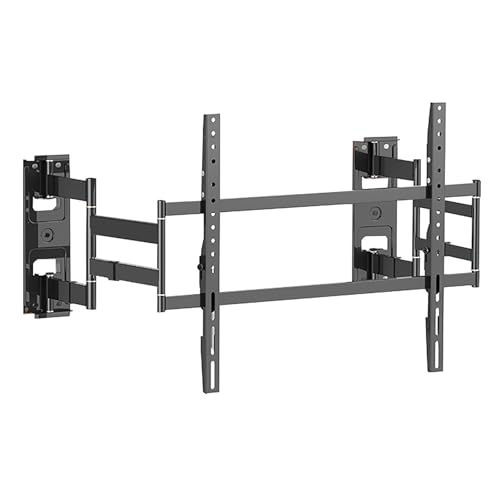 CURBX Supporto da Parete for TV da 75-100 Pollici, Supporto Universale for TV con Supporto Girevole, Altezza Regolabile E Funzione di Inclinazione, Supporto for TV con Rotazione E Inclinazione