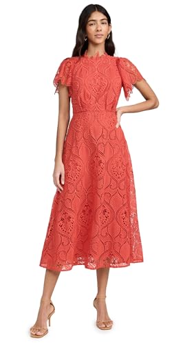 Shoshanna Women's Eyelet Chiffon Norma Dress