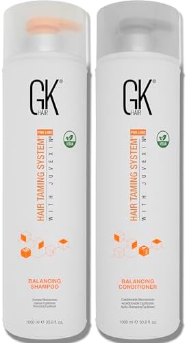 GK HAIR โ Balancing Shampoo and Conditioner Set for Oily Hair, Clarifying & Refreshing Formula with Gentle Fragrance, Sulfate-Free, 72-Hour Freshness, 33.8 Fl Oz โ Ideal for daily use