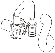 Macerator Pump Used For Sanitation Waste Dump System For Thetford Tecma Silence Plus Permanent Toilet 12 Volt With Discharge Pipe