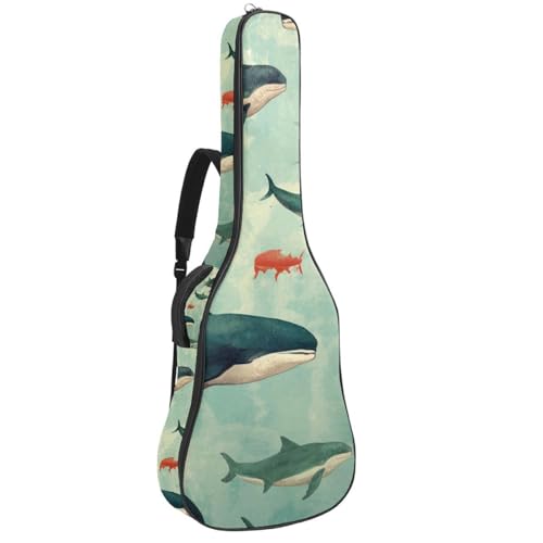Sac pour guitare acoustique idéal pour trajets avec bandoulière réglable