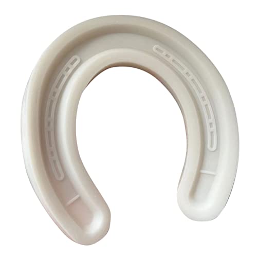 DIYEAH Moule en Silicone Blanc de Fer à Cheval, Résistant à L'usure et Facile à Entretenir, pour Artisanat et Débutants en Bricolage