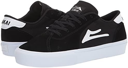 Lakai Men's Flaco II Skate Shoe, Black Suede, 12 | Image 6