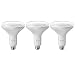 Philips LED Dimmable BR40 Soft White Light Bulb with Warm Glow Effect 800-Lumen, 2700-2200-Kelvin, 10-Watt (65-Watt Equivalent), E26 Base, Frosted, 3-Pack