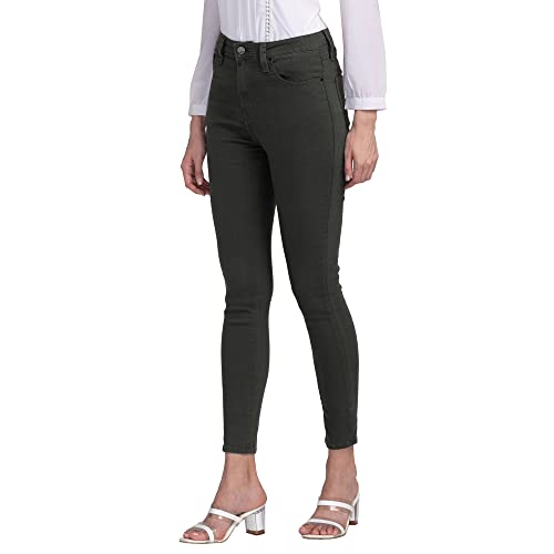 Image of Spykar Womens Mid Rise Skinny Fit Jeans