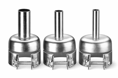 Image of SCHOFIC 3 Set Nozzles Kits for Air Pump Type Hot Air Soldering Station Repair Tools