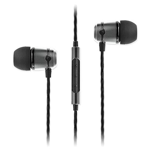 SoundMAGIC E50C (Gunmetal) Noise Isolating In Ear Headphones With Mic