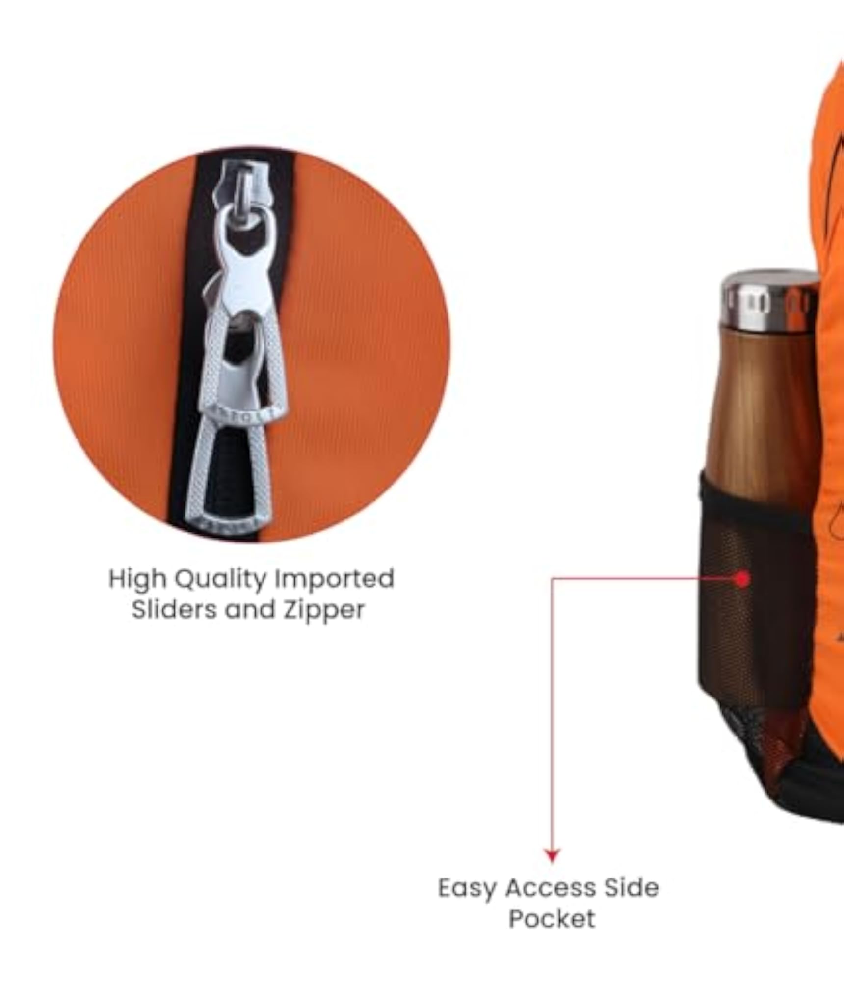 BOLT Casual Water-Resistant Backpack for School & College
