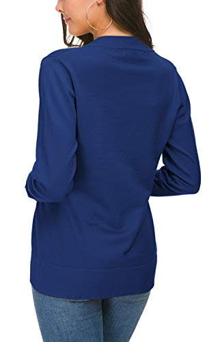 Image of EXCHIC Women's Long Sleeve Open Front Cardigan Sweater Lightweight Casual Knit Sweaters