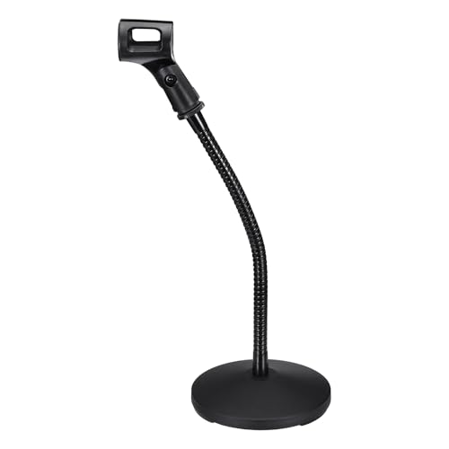 MECCANIXITY �O�[�X�l�b�N ���}�C�N�X�^���h 140x380x285mm ���߉\�ȃ}�C�N�z���_�[ �t���L�V�u�����C�����X�}�C�N�N���b�v�A�_�v�^�[ �n���h�w���h�}�C�N�p�d��x�[�X�t��