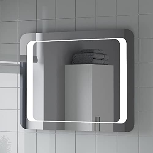 Artis® 800 x 600mm Bathroom Mirror with LED Lights Wall Mounted ...