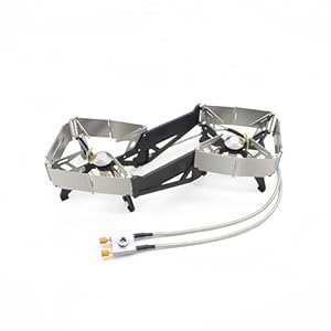 BRS-32 Portable Camping Stove, Foldable, Adjustable Control, and Carrying Case Included – Experience Hassle-Free Outdoor Cooking