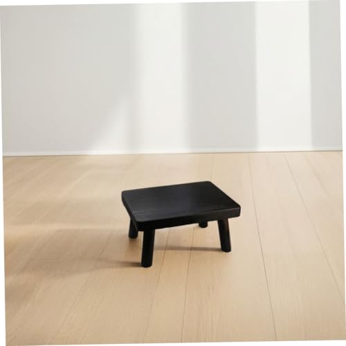 Table basse japonaise en bois massif vintage pour thé et salon