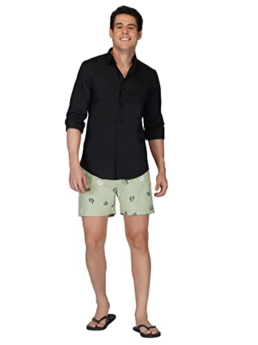 Image of Longies Men's Cotton Printed Regular Boxer Shorts