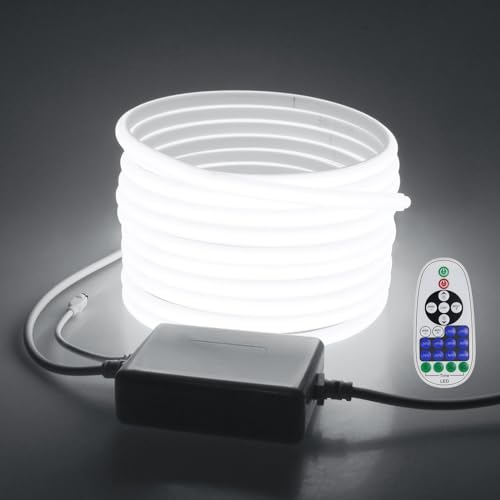 Tira LED COB flexible impermeable 10 metros blanco frío miniatura 2