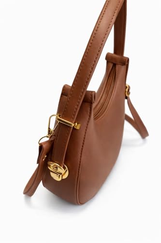 Image of Women's Shoulder & Sling Bag with Zipper Closure, Detachable Long Strap, Spacious Single Compartment Handbag for Daily & Office Use | Trendy Design