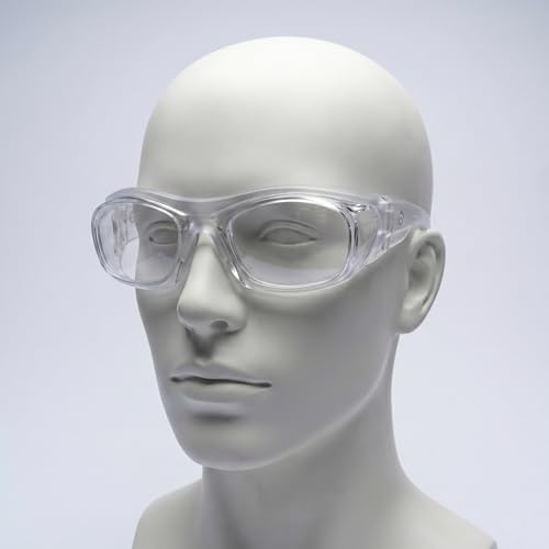 Image of THUNDERSTORM Safety Goggles Eye Protection Anti Pollution Eyewear For Multipurpose Use In Riding Motorcycle Cycling Scratch Resistant UV Protected Safety Glasses for Men & Women (Matte White Frame)