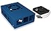 ICY BOX 60518 Raspberry Pi 3 Gehäuse mit Lüfter, vollständig aus Aluminium, 2 Kühlkörper, Wandmontage möglich, Blau