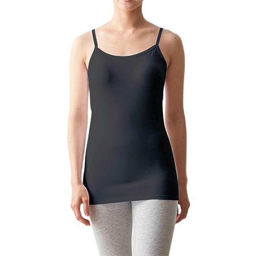 しまむら ファイバーヒート 綿混キャミソール